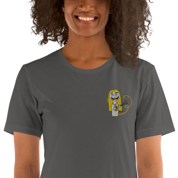 Camiseta de manga corta unisex tejedora feliz happy knitter - Image 22