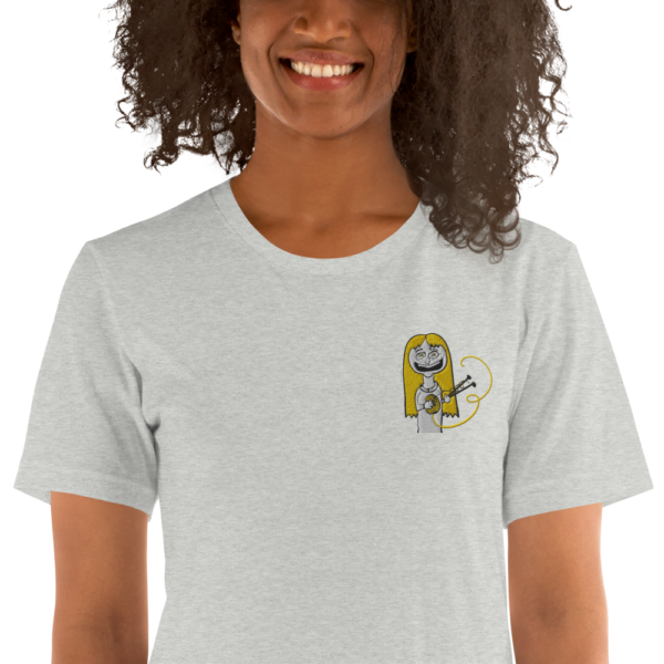 Camiseta de manga corta unisex tejedora feliz happy knitter - Image 50