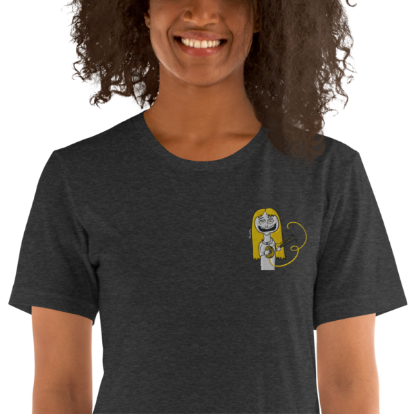 Camiseta de manga corta unisex tejedora feliz happy knitter - Image 20