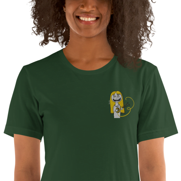 Camiseta de manga corta unisex tejedora feliz happy knitter - Image 16