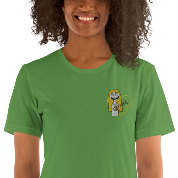 Camiseta de manga corta unisex tejedora feliz happy knitter - Image 38