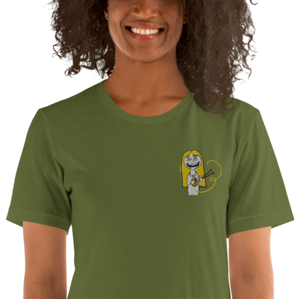 Camiseta de manga corta unisex tejedora feliz happy knitter - Image 26