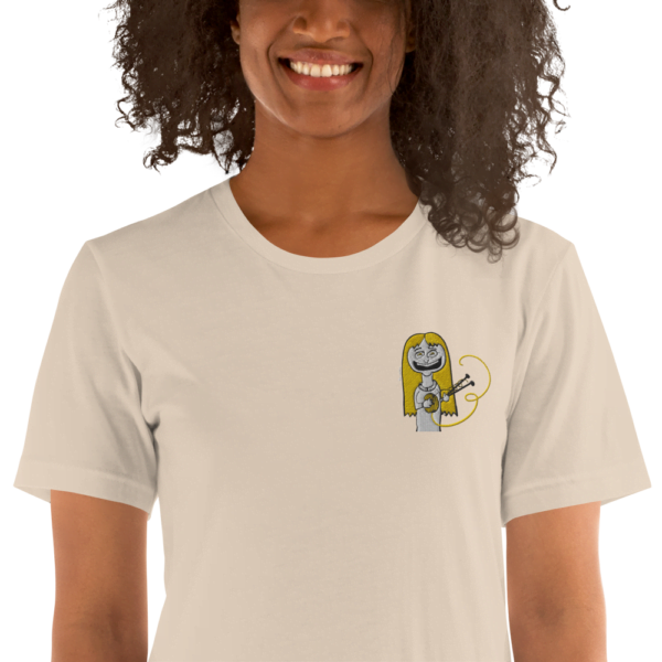 Camiseta de manga corta unisex tejedora feliz happy knitter - Image 52