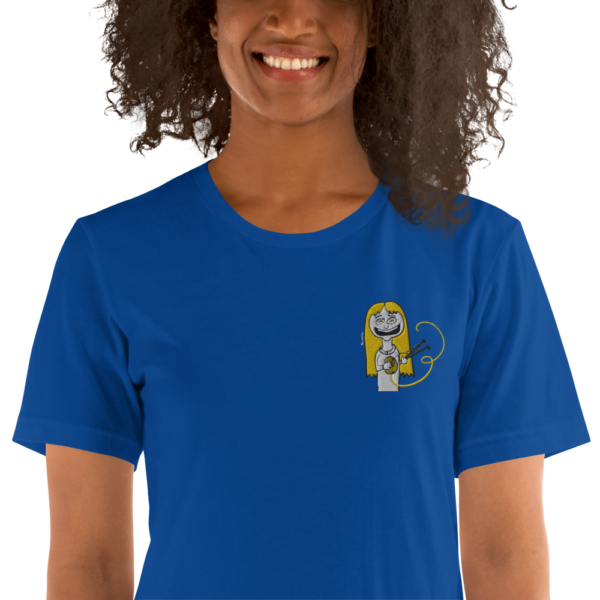 Camiseta de manga corta unisex tejedora feliz happy knitter - Image 18