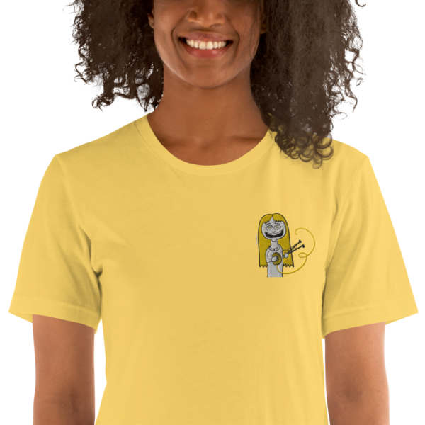 Camiseta de manga corta unisex tejedora feliz happy knitter - Image 54